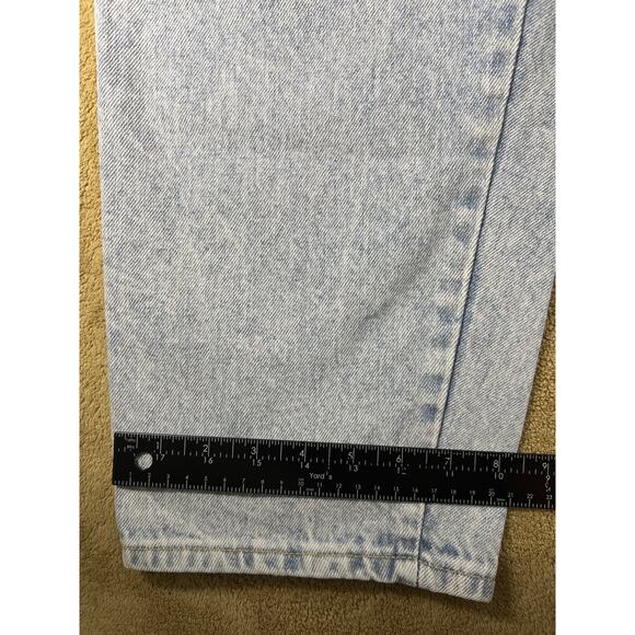 Vintage, Mystic Blues, Women's Acid Wash, Baggy Jeans from 1980s Size: 36 or 22W - Picture 3 of 11